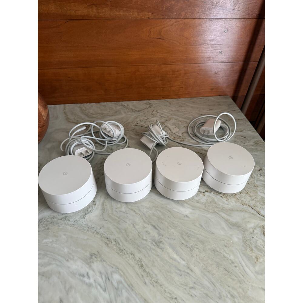 4 Pack Google WiFi Access Point Router Mesh Extenders AC 1304 - Picture 3 of 6